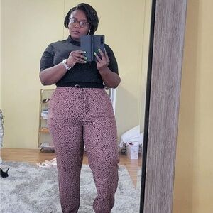 Leopard Print Women's Pants